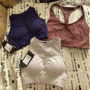 3 sport bras size XS NWT 2=Vapor Bra and 1 Evcr